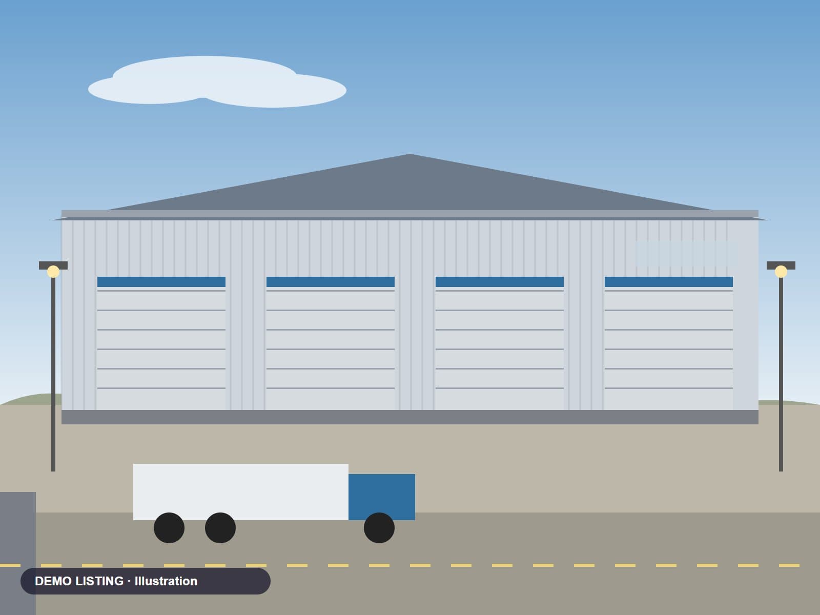DEMO: Warehouse with yard in Francistown
